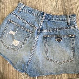 Vintage Guess Denim cut off jeans